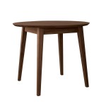 Stół okrągły dębowy 90 cm tabacco Orbetello