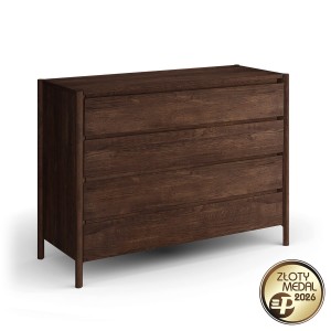 Komoda z szufladami dębowa tabacco Campi