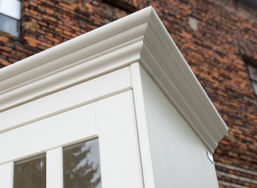 Witryna sosnowa 2d Belluno Elegante biała